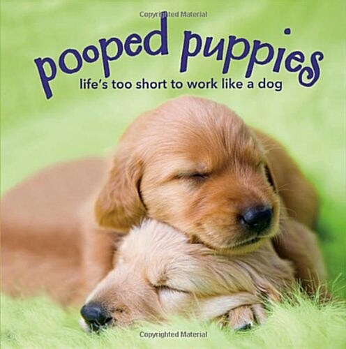 Pooped Puppies: Lifes Too Short to Work Like a Dog (Hardcover)