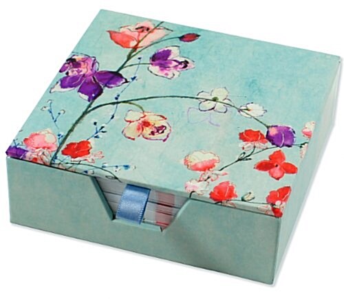 Fuchsia Blooms Boxed Desk Notes (Other)