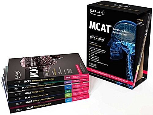 Kaplan MCAT Complete 7-Book Subject Review: Created for MCAT 2015 (Paperback, 3, Edition, Revise)