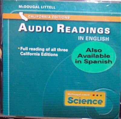 Science California Audio Readings in English Grades 6-8 (CD-ROM)
