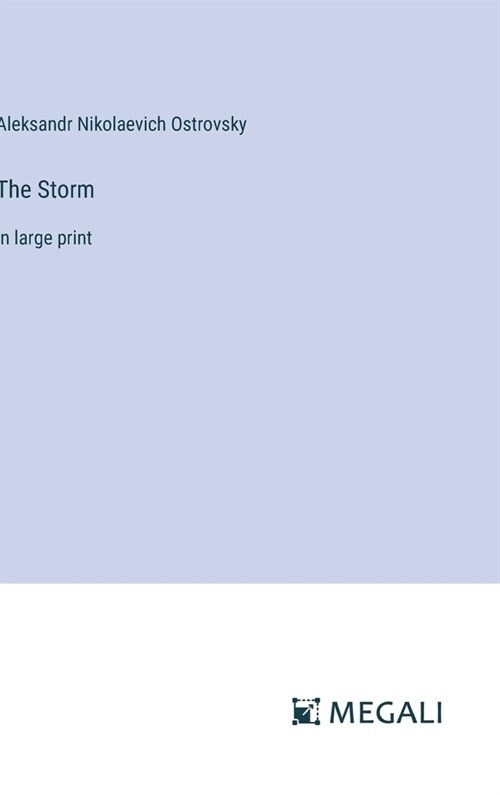 The Storm: in large print (Hardcover)