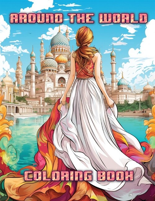 Around the World: Coloring Book (Paperback)