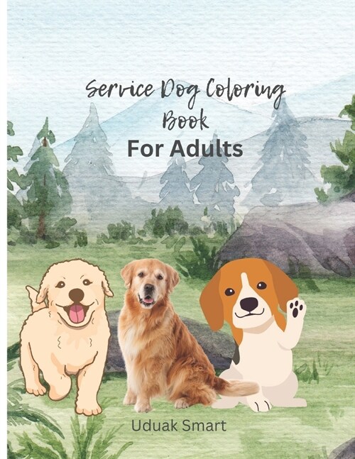 Service Dog Coloring Book (Paperback)