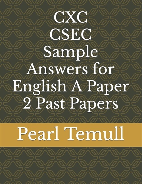 CXC CSEC Sample Answers for English A Paper 2 Past Papers (Paperback)