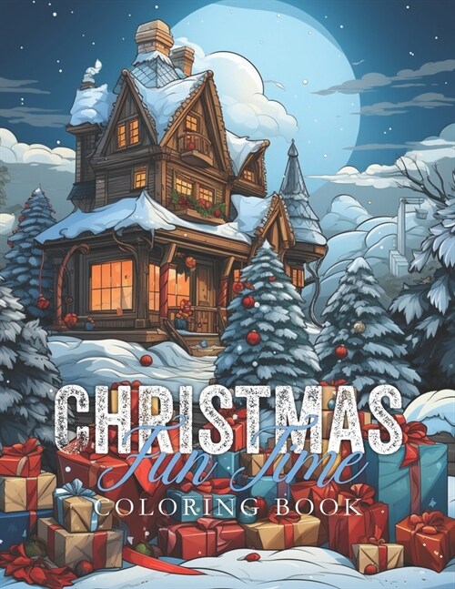 Christmas Fun Time coloring book (Paperback)