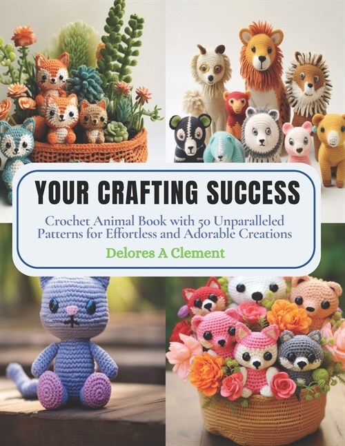 Your Crafting Success: Crochet Animal Book with 50 Unparalleled Patterns for Effortless and Adorable Creations (Paperback)