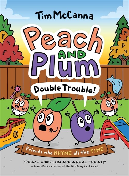Peach and Plum: Double Trouble! (a Graphic Novel) (Hardcover)