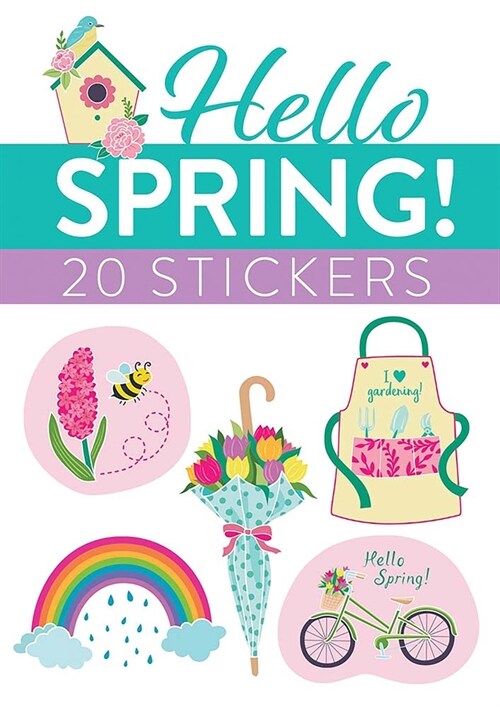 Hello Spring! 20 Stickers (Paperback)