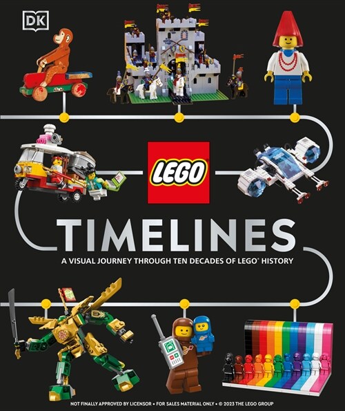 Lego Timelines: A Visual Journey Through Ten Decades of Lego History (Hardcover)