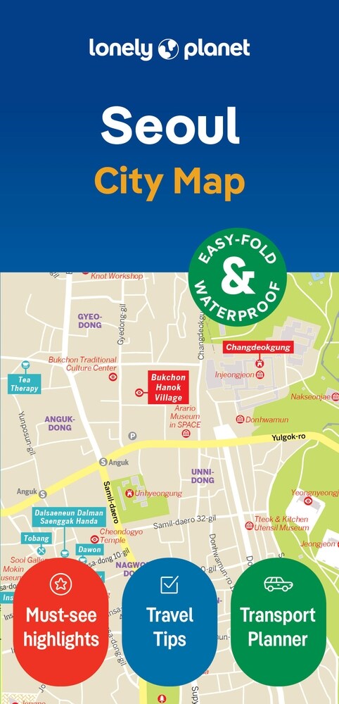 Lonely Planet Seoul City Map (Folded, 2)