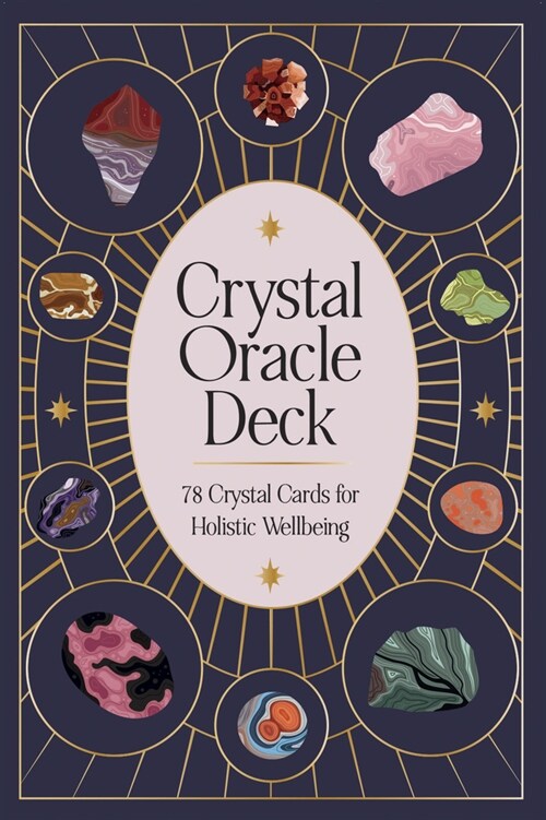 Crystal Oracle Deck : 78 crystal cards for holistic wellbeing (Kit)
