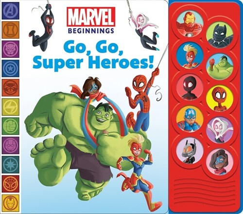 Marvel Beginnings: Go, Go, Super Heroes! Sound Book (Multiple-component retail product)