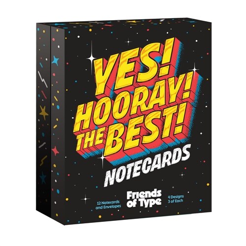 Yes! Hooray! the Best! a Notecard Collection by Friends of Type (Novelty)