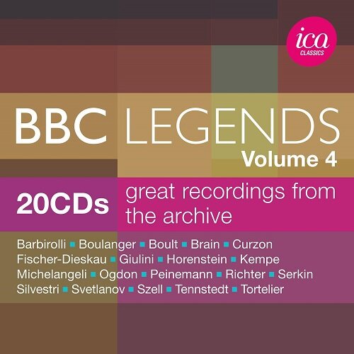 [수입] BBC 레전드 그레이트 레코딩스 박스세트 Vol.4 [20CD]
