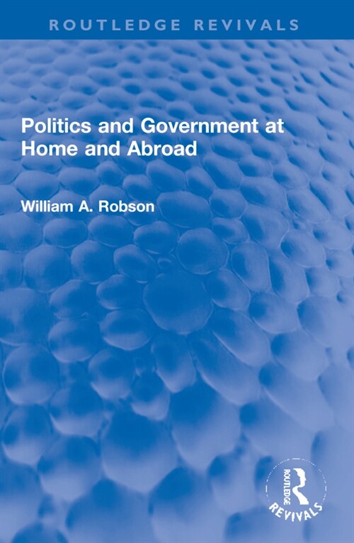 Politics and Government at Home and Abroad (Paperback, 1)