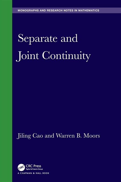 Separate and Joint Continuity (Hardcover, 1)
