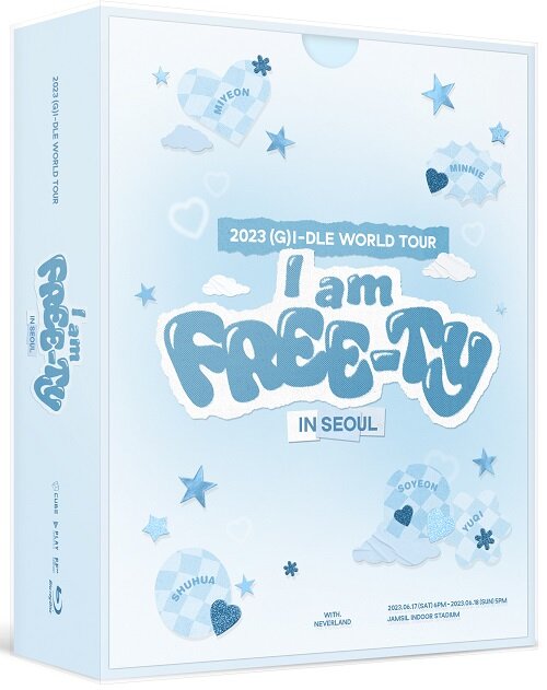 [중고] [블루레이] (여자)아이들 - 2023 (G)I-DLE WORLD TOUR [I am FREE-TY] IN SEOUL Blu-ray (2disc)