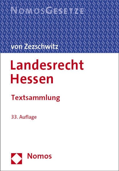 Landesrecht Hessen: Textsammlung (Paperback, 33)