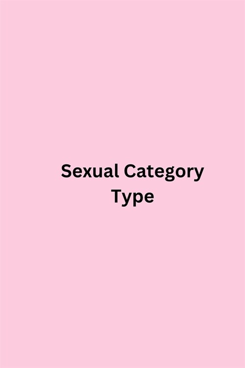 Sexual Category Type (Paperback)