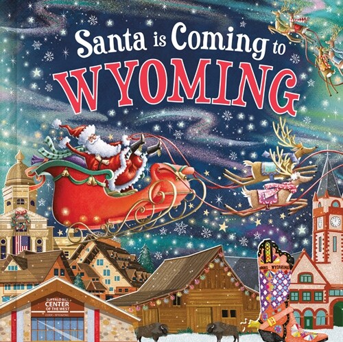 Santa Is Coming to Wyoming (Hardcover, 3)