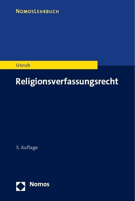 Religionsverfassungsrecht: Unverbindliche Preisempfehlung (Paperback, 5)