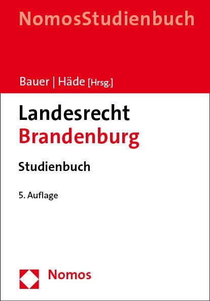 Landesrecht Brandenburg: Studienbuch (Paperback, 5)