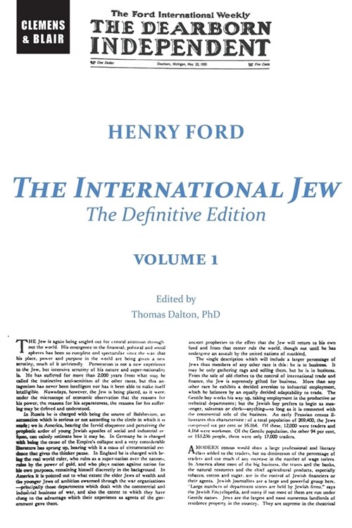 The International Jew: The Definitive Edition (Volume One) (Paperback, Volume One)