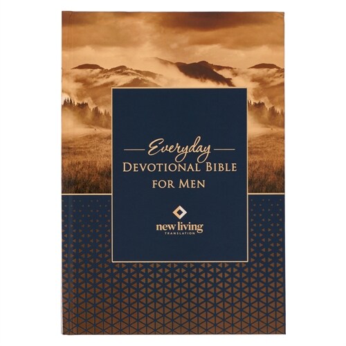 NLT Holy Bible Everyday Devotional Bible for Men New Living Translation (Hardcover)