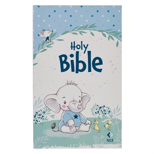 NLT Keepsake Holy Bible for Baby Boys Baptism Easter, New Living Translation, Blue (Hardcover)