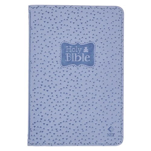 NLT New Testament with Psalms Keepsake Holy Bible for Baby Boys, New Living Translation, Blue (Leather)