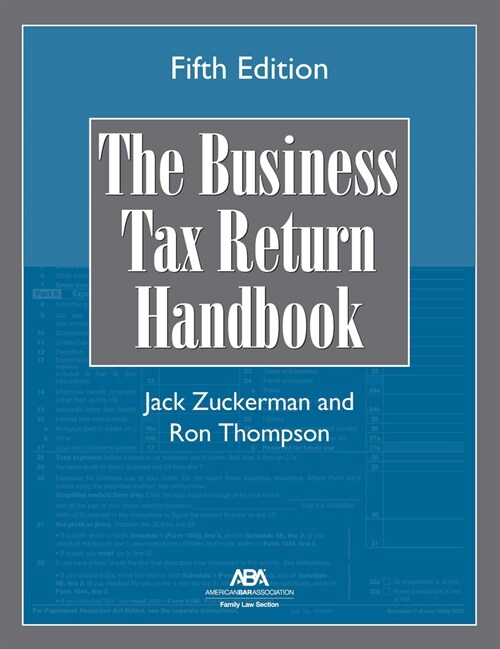 The Business Tax Return Handbook, Fifth Edition (Paperback)