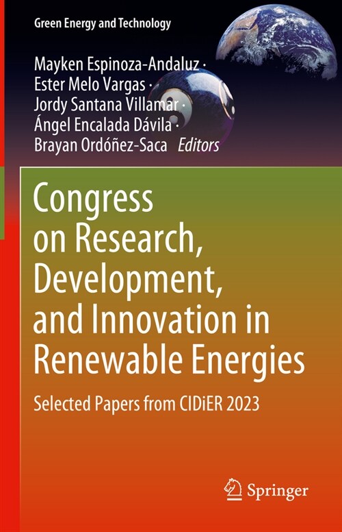 Congress on Research, Development, and Innovation in Renewable Energies: Selected Papers from Cidier 2023 (Hardcover, 2024)