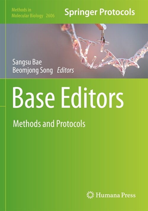 Base Editors: Methods and Protocols (Paperback, 2023)