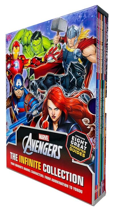 Marvel Avengers The Infinite Collection Character Guides Volume 1 - 8 Books Collection Box (Paperback 8권)