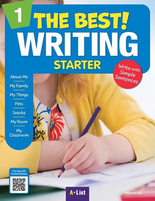 The Best Writing Starter 1 : Student Book (with Worksheets & Cards & Portfolio) (Paperback)