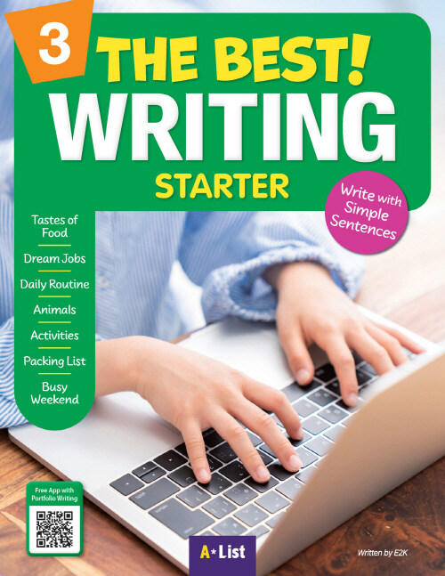 The Best Writing Starter 3 : Student Book (with Worksheets & Cards & Portfolio) (Paperback)