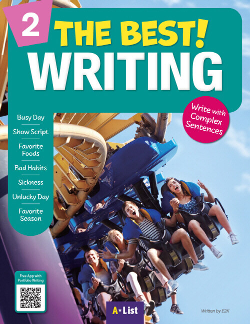 The Best Writing 2 : Student Book (with Worksheets & Cards & Portfolio) (Paperback)