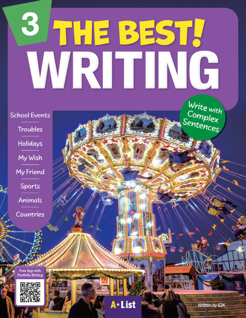 The Best Writing 3 : Student Book (with Worksheets & Cards & Portfolio) (Paperback)