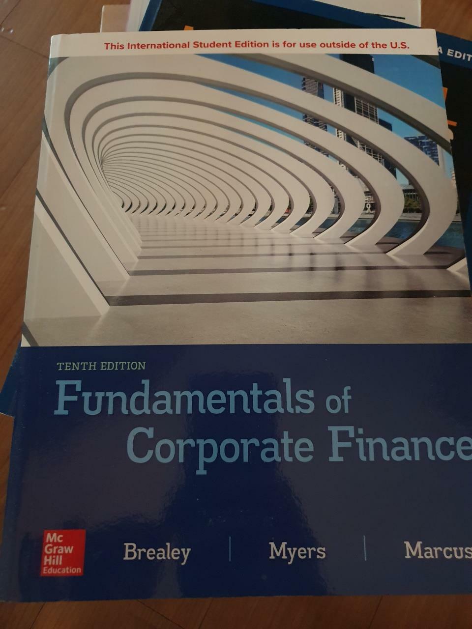[중고] Fundamentals of Corporate Finance (Paperback, 10 ed)