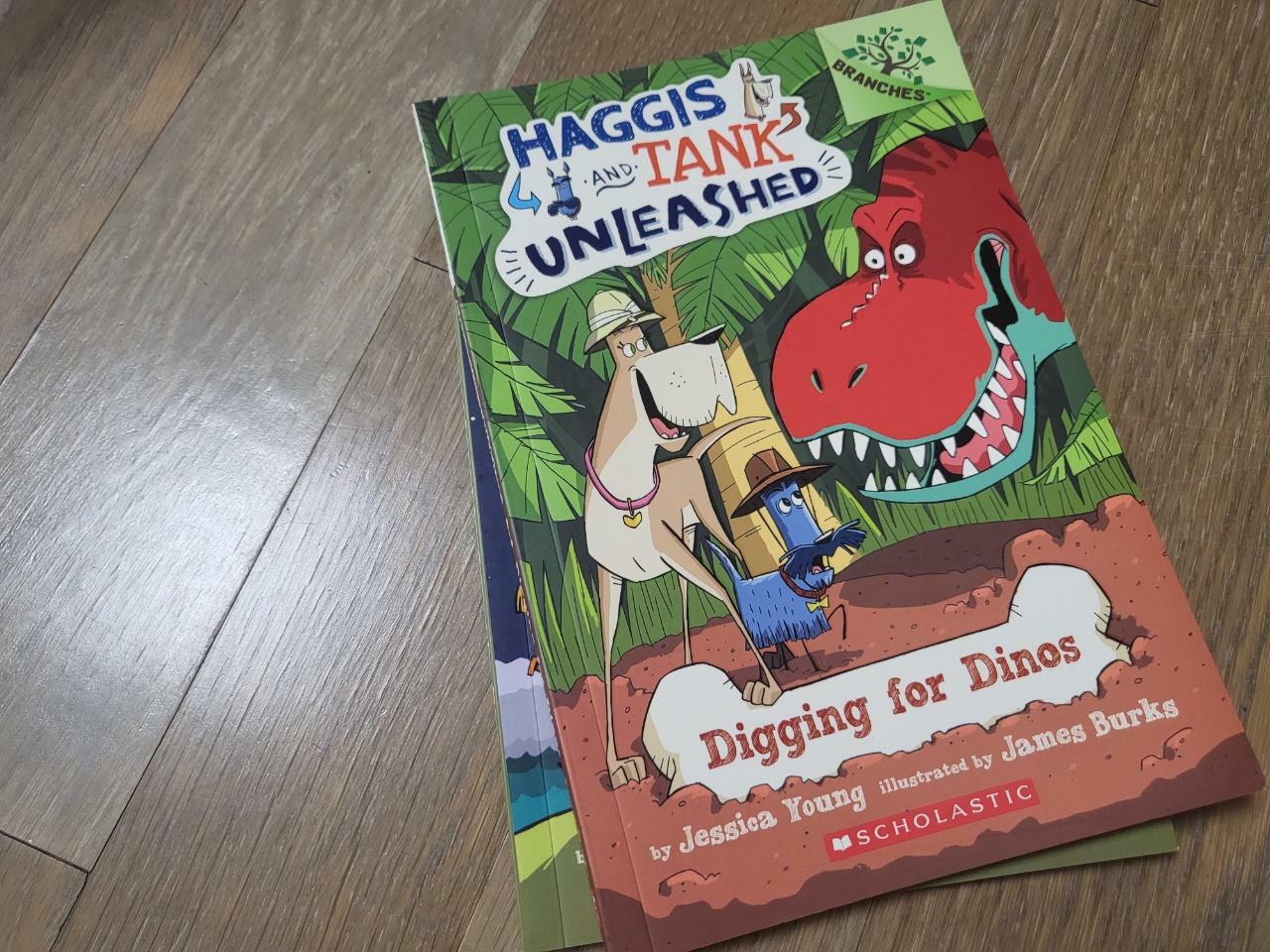 [중고] Haggis and Tank Unleashed #2 : Digging for Dinos (Paperback)