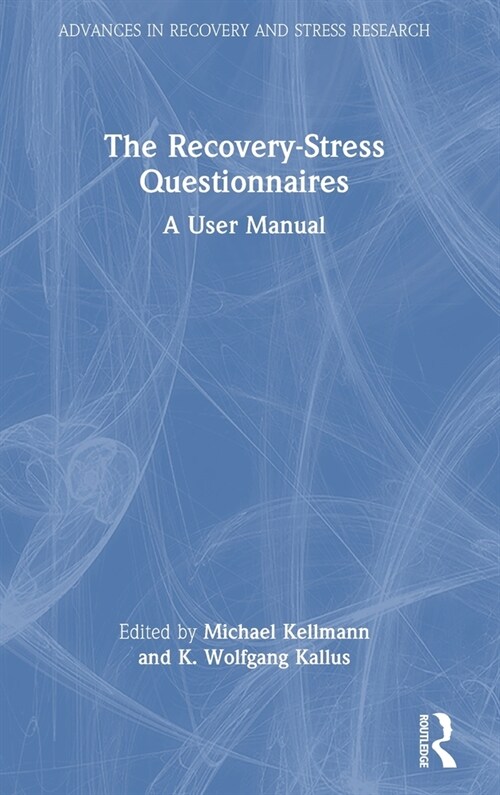 The Recovery-Stress Questionnaires : A User Manual (Hardcover)