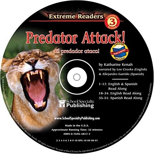 Predator Attack Extreme Reader (Audio CD, Bilingual)