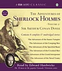 The Adventures of Sherlock Holmes, Volume 2 (Audio CD)