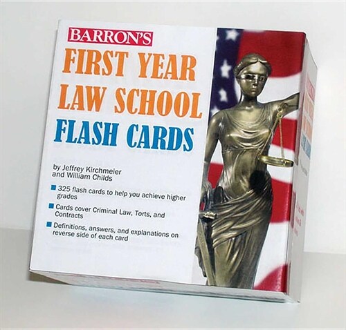 First Year Law School Flash Cards: 350 Cards with Questions & Answers (Other)