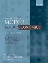 Foundations of modern macroeconomics : exercise and solutions manual 2nd ed