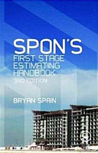 Spons First Stage Estimating Handbook (Paperback, 3 ed)