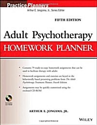 Adult Psychotherapy Homework Planner [With CDROM] (Paperback, 5)