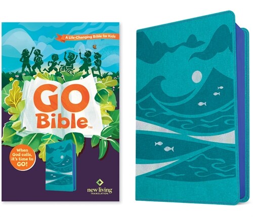 NLT Go Bible for Kids (Leatherlike, Teal Ocean): A Life-Changing Bible for Kids (Imitation Leather)