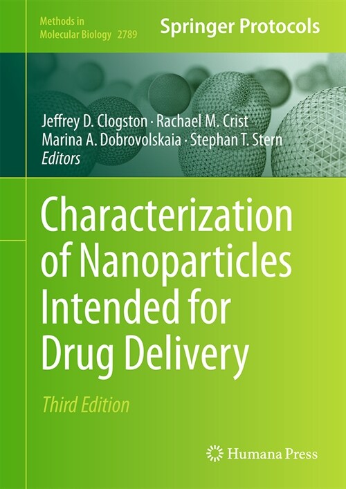 Characterization of Nanoparticles Intended for Drug Delivery (Hardcover, 3, 2024)