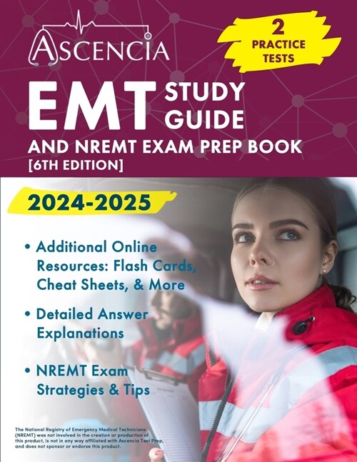 EMT Study Guide 2024-2025: 2 Practice Tests and NREMT Exam Prep Book [6th Edition] (Paperback)